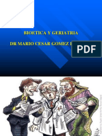 Bioética y geriatría: principios y problemas éticos