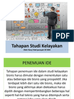 Tahapan Studi Kelayakan