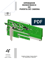 PDF Operador Monof de Puerta de Cabina V 101 Ene 05