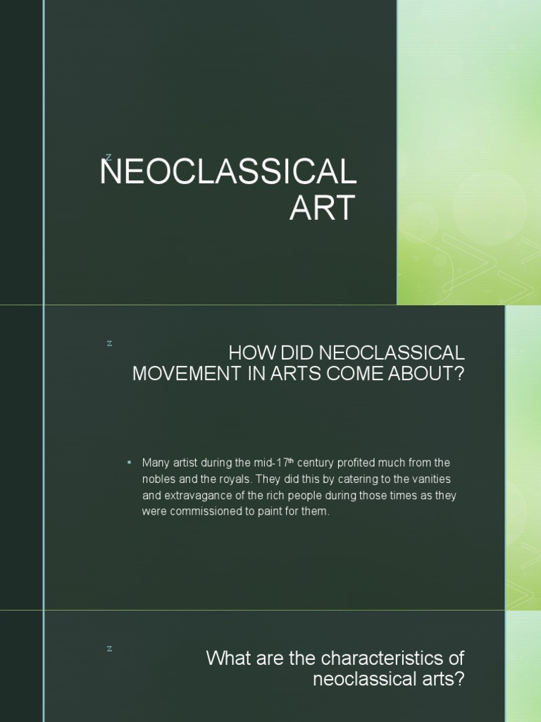 Arts of The Neoclassical and The Romantic Period PDF