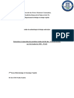TP Méthodologie de Biologie Moléculaire PDF