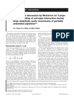 Soil Resistance Model For Pipelines On Clay - Verley Lund