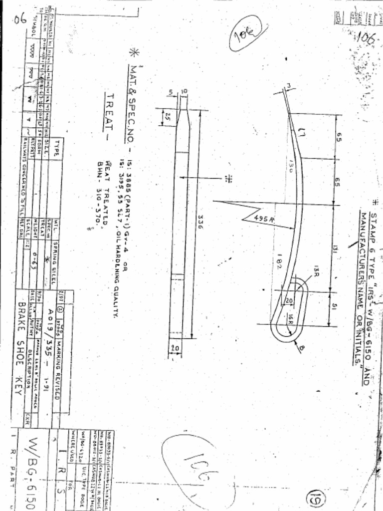 Brake Shoe Key PDF