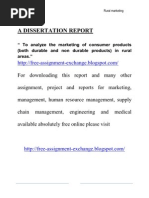 Download Rural Marketing  by Anisa_Rao SN63215047 doc pdf