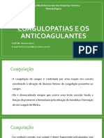 Coagulopatias e Os Anticoagulantes