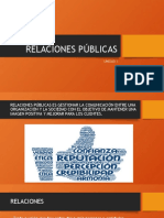 Unidad I Relaciones Públicas