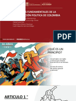 Principios Fundamentales - Constitución Politica PDF