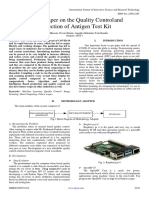Survey Paper On The Quality Controland Inspection of Antigen Test Kit