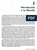 Introducción A La Filosofía. Antonio González PDF
