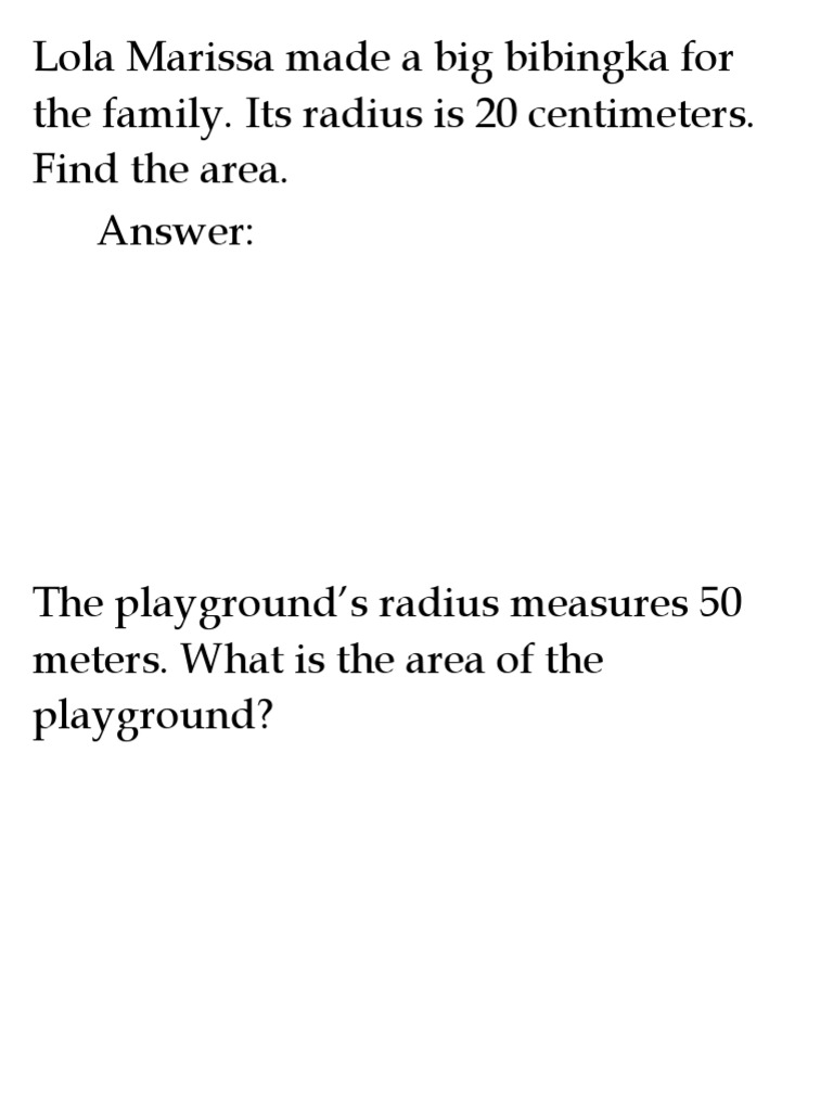 area printouts.docx | PDF