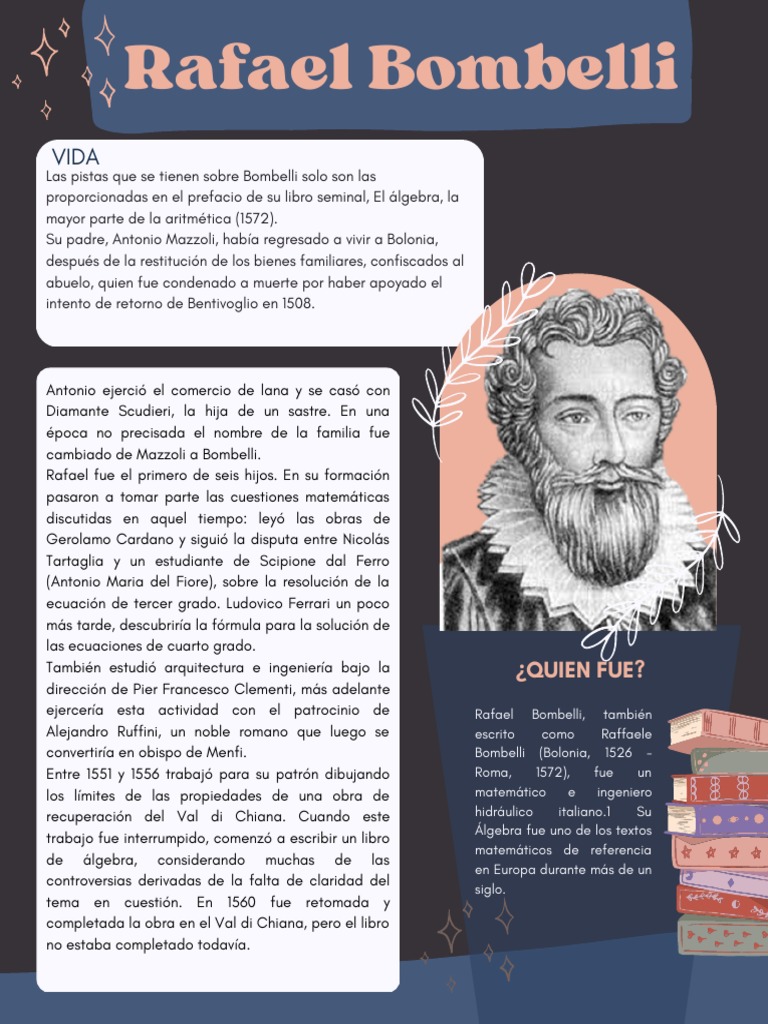 Rafael Bombelli: Pionero del Álgebra | PDF | Matemáticas