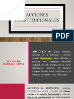 ACCIONES CONSTITUCIONALES 1C Habeas Corpus