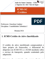 Icms-Sc Créditos