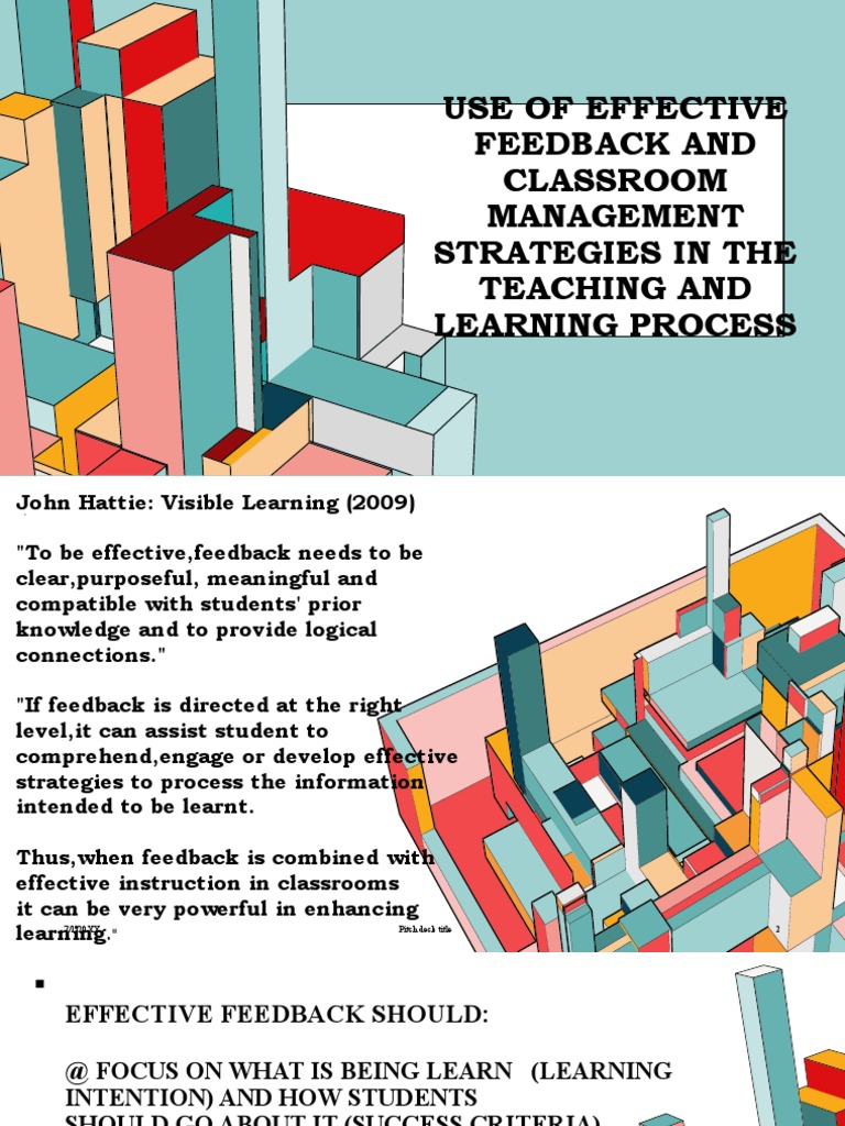 use-of-effective-feedback-and-classroom-management-strategies-pdf