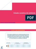 Estudos acústicos do ambiente: propriedades do som