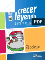 Crecer Leyendo Bits de Información 03 El Colegio Pictogramas y Textos