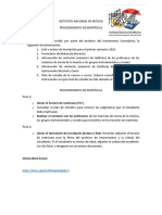Viento Metal - INAM - Procedimiento de Matrícula Inam PDF