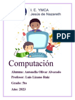 Computación: Alumna Profesor: Luis Lizano Ruiz