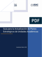 Guia para La Actualizacion de Planes Estrategicos 10 03 2022 PDF