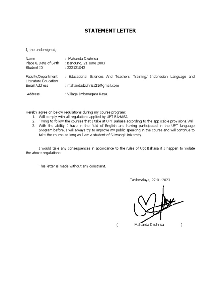 Master Statement of Compliance | PDF | Wellness