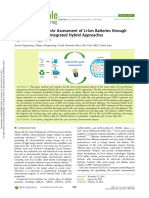 Comparative Life Cycle Assessment of Li-Ion Batteries Through Process-Based and Integrated Hybrid Approaches PDF