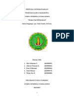 Proposal Kwu - Kel 2 S1 Farmasi 6B