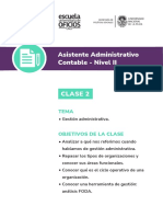 Clase 2 - Asist. Administrativo Contable - Nivel 2