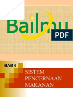 Bab 6 SISTEM PENCERNAAN MAKANAN