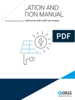 Solar-Panels Q-Cells Installation-Manual Q CELLS Installation Manual Q.PEAK DUO XL-G10.X BFG BGT Modules Series 2021-07 Rev02 NA