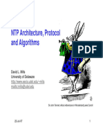 NTP Architecture, Protocol and Algorithms: David L. Mills University of Delaware