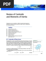 Review of Centroids and Moments of Inertia: Appendixd