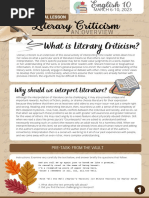 Literary Criticism Overview