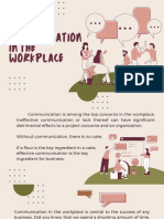 Communication in The Workplace PDF