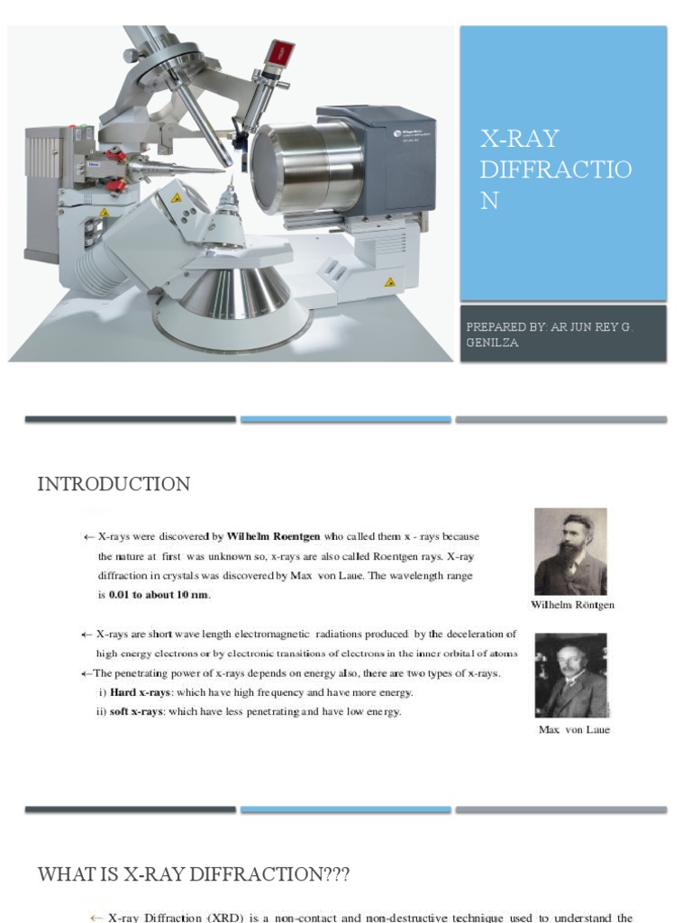 Lecture 12 X Ray Diffraction Pdf 1 X Ray Diffraction 2 Why