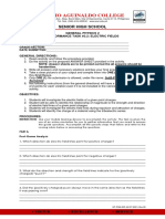PT3.2 Electric Fields Answer Sheet PDF