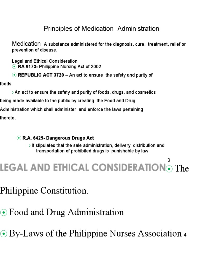 Principles of Safe Medication Administration | PDF | Intravenous ...