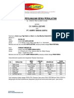 Surat Dukungan - Peralatan - CV Karya Lestari