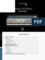 Electric 200 Piano User Guide