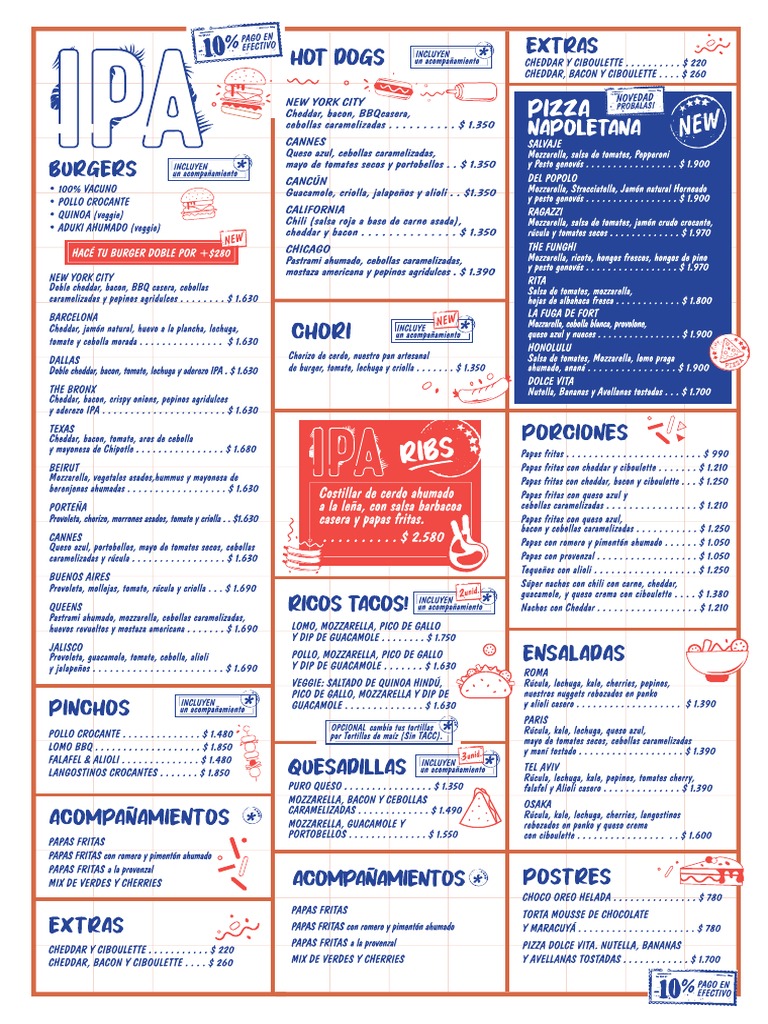 Menu IPA 2022 ACOYTE PDF | PDF