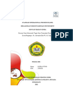 SOP Dekontaminasi Alat Medis Kimia