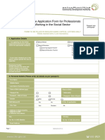 CDA Licensure Application Form For Professionals EN 24 June 2020 PDF