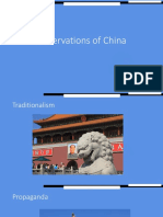 Observations of China