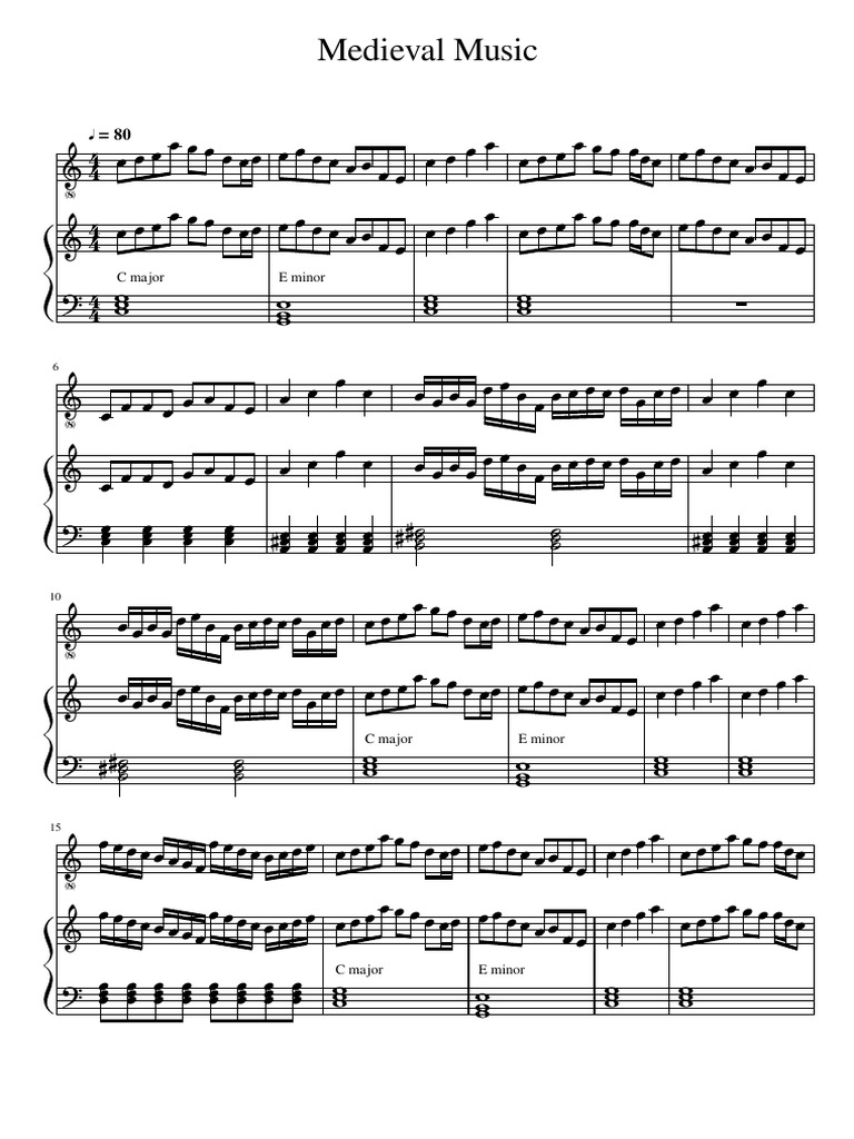 Medieval music pdf