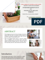 Internship Presentation Online Plant