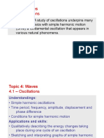 Topic 4.1 - Oscillations