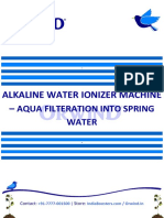 Alkaline Water Ionizer Machine