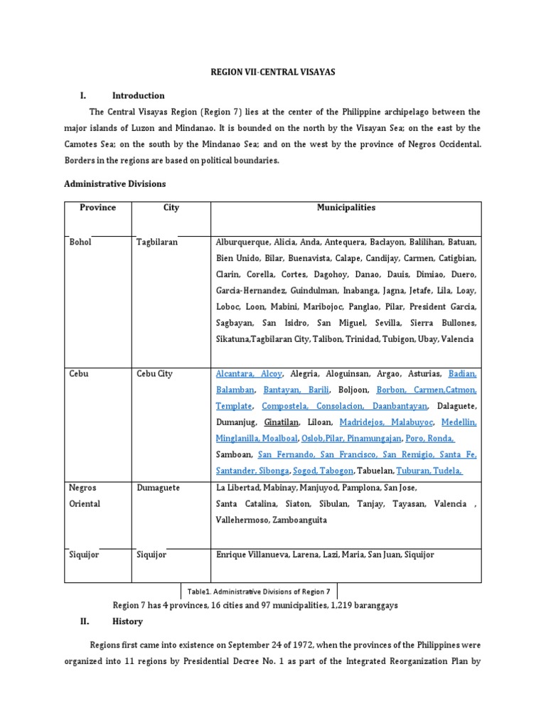 Region 7 | PDF