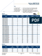 DC-DC Converter Spec Sheet