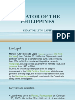 Senator Lito Lapid: From Actor to Longtime Senator of the Philippines