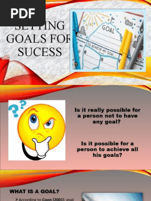 Setting Goals for Success